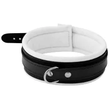 Leder-Halsfessel mit D-Ring Leder-Halsfessel mit D-Ring