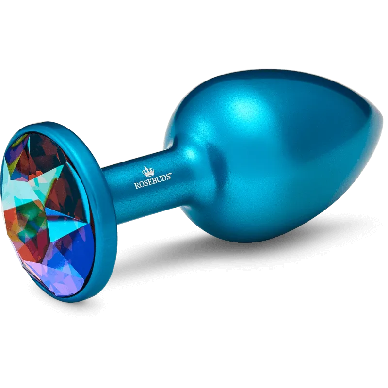 Rosebuds™ - Medium Alu Blue Crystal Rosebuds™ - Medium Alu Blue Crystal