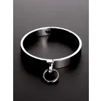 Triune Classy Slave Collar: Edelstahl-Halsfessel Triune Classy Slave Collar: Edelstahl-Halsfessel