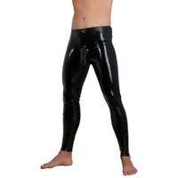 Leggings aus Latex mit Hülle für Penis und Hoden Leggings aus Latex mit Hülle für Penis und Hoden