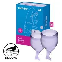 Satisfyer Feel Secure - Menstrual Cup Set, 15 & 20 ml Satisfyer Feel Secure - Menstrual Cup Set, 15 & 20 ml