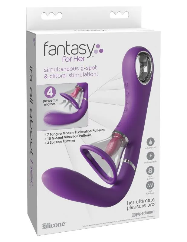 Pipedream »Fantasy For Her Ultimate Pleasure Pro« Rabbit-Vibrator mit Oralsex-Funktion – Bild 5