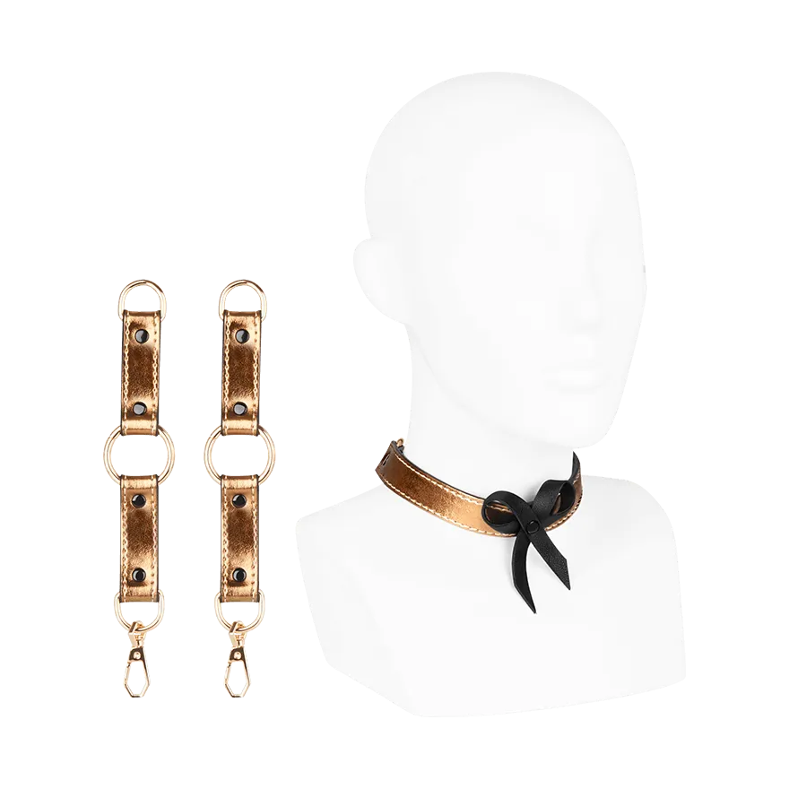 Set mit Halsband und Handschellen Set mit Halsband und Handschellen