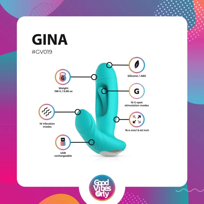 Good Vibes Only - Gina Flatternder G-Punkt-Vibrator – Bild 4