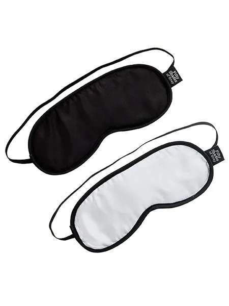 Fifty Shades of Grey: No Peeking Augenmasken-Set, schwarz/silber Fifty Shades of Grey: No Peeking Augenmasken-Set, schwarz/silber