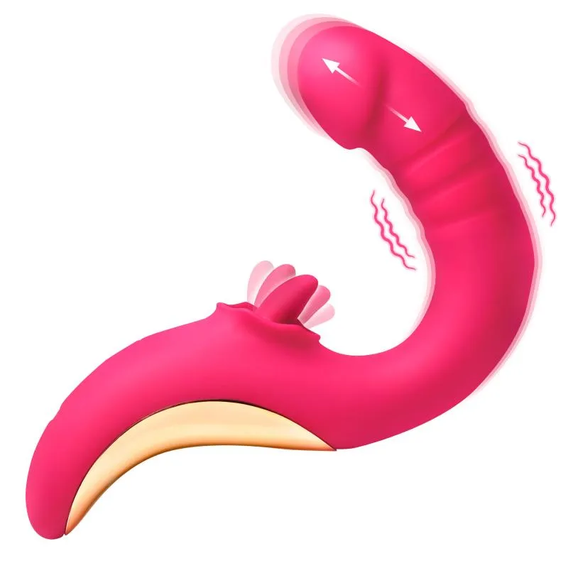 XR Brands »Tease & Please« leckender und stoßender Vibrator – Bild 2