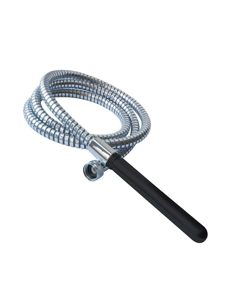Aqua Stick: Alu-Intimduschstab mit Schlauch, schwarz Aqua Stick: Alu-Intimduschstab mit Schlauch, schwarz