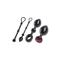 Malesation Alu Cock-Grip Set groß, schwarz/rot Malesation Alu Cock-Grip Set groß, schwarz/rot