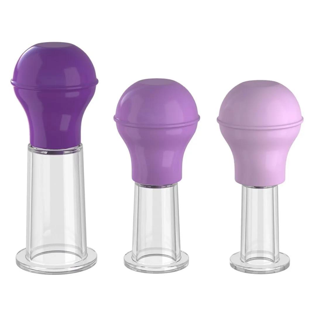 3-teiliges Nippelsauger-Set mit Pumpbällen 3-teiliges Nippelsauger-Set mit Pumpbällen