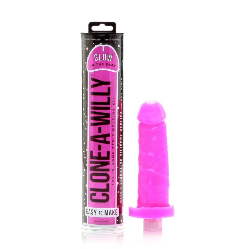 Clone-A-Willy Kit - Glow-in-the-Dark - Hot Pink Clone-A-Willy Kit - Glow-in-the-Dark - Hot Pink