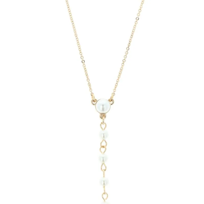 Otazu - Pearl Anklet Fusskette - Cream – Bild 3