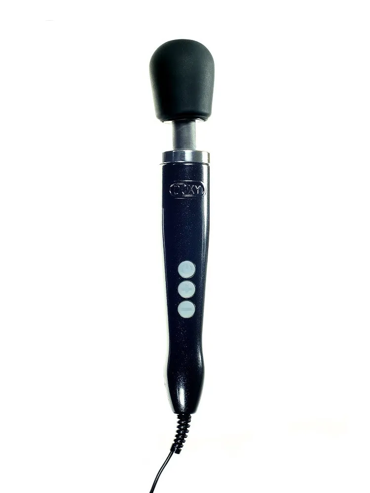 Doxy Die Cast Wand: Massager-Vibrator, schwarz Doxy Die Cast Wand: Massager-Vibrator, schwarz