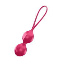 Doppel-Liebeskugel aus Silikon, 3,4 cm Doppel-Liebeskugel aus Silikon, 3,4 cm