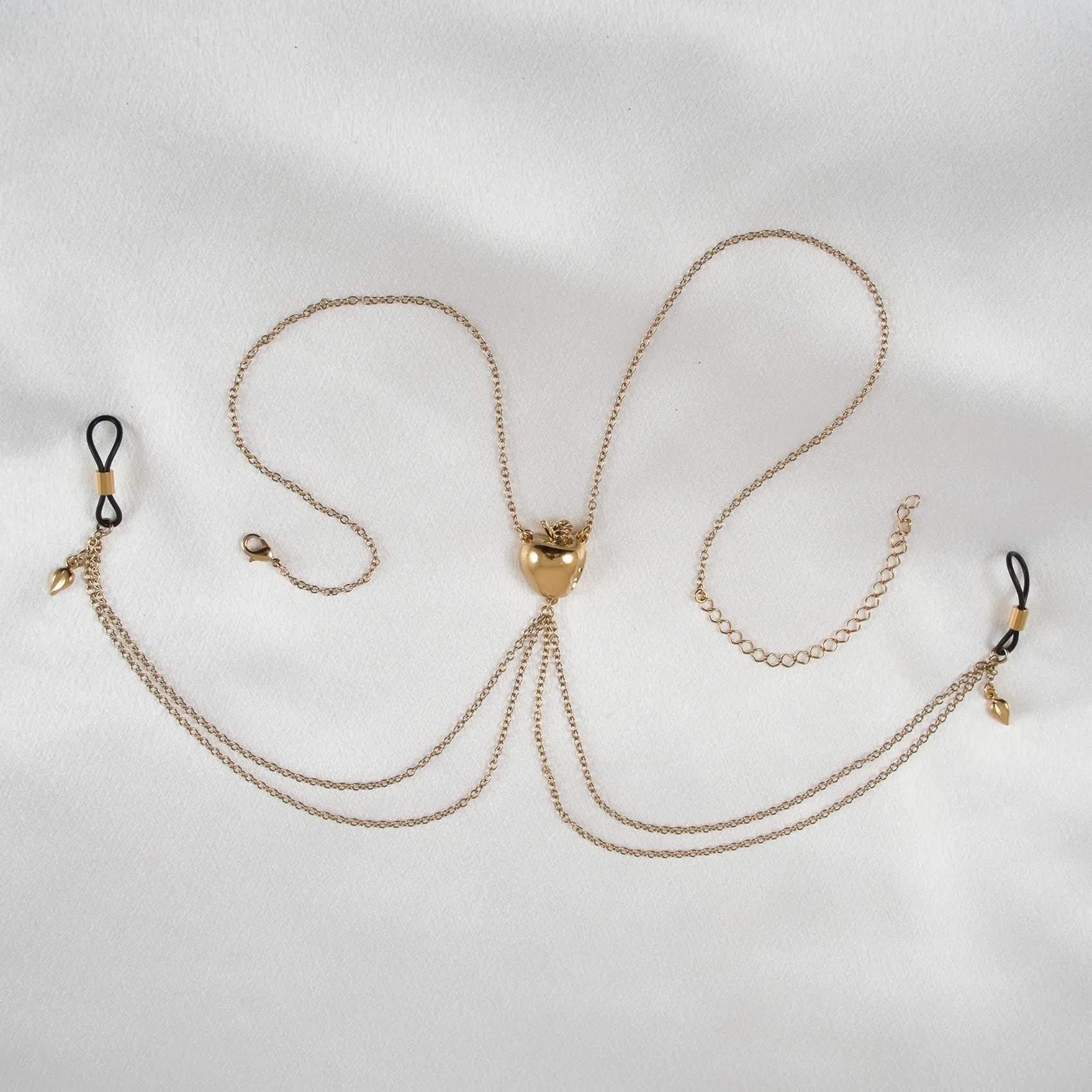 Sylvie Monthulé - Brustwarzenschmuck Knackige Äpfel | Gold – Bild 2