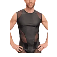 Shirt Wetlook mit Netz-Einsätzen Shirt Wetlook mit Netz-Einsätzen