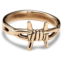 Rosebuds™ - Stacheldrahtring Größe L Rosebuds™ - Stacheldrahtring Größe L