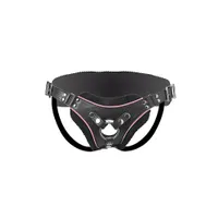 Strap U Flamingo: Low Rise Strap-On Harness, schwarz/pink Strap U Flamingo: Low Rise Strap-On Harness, schwarz/pink