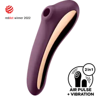 Satisfyer Dual Kiss, 2:1 Vibrator + Druckwellentoy Satisfyer Dual Kiss, 2:1 Vibrator + Druckwellentoy