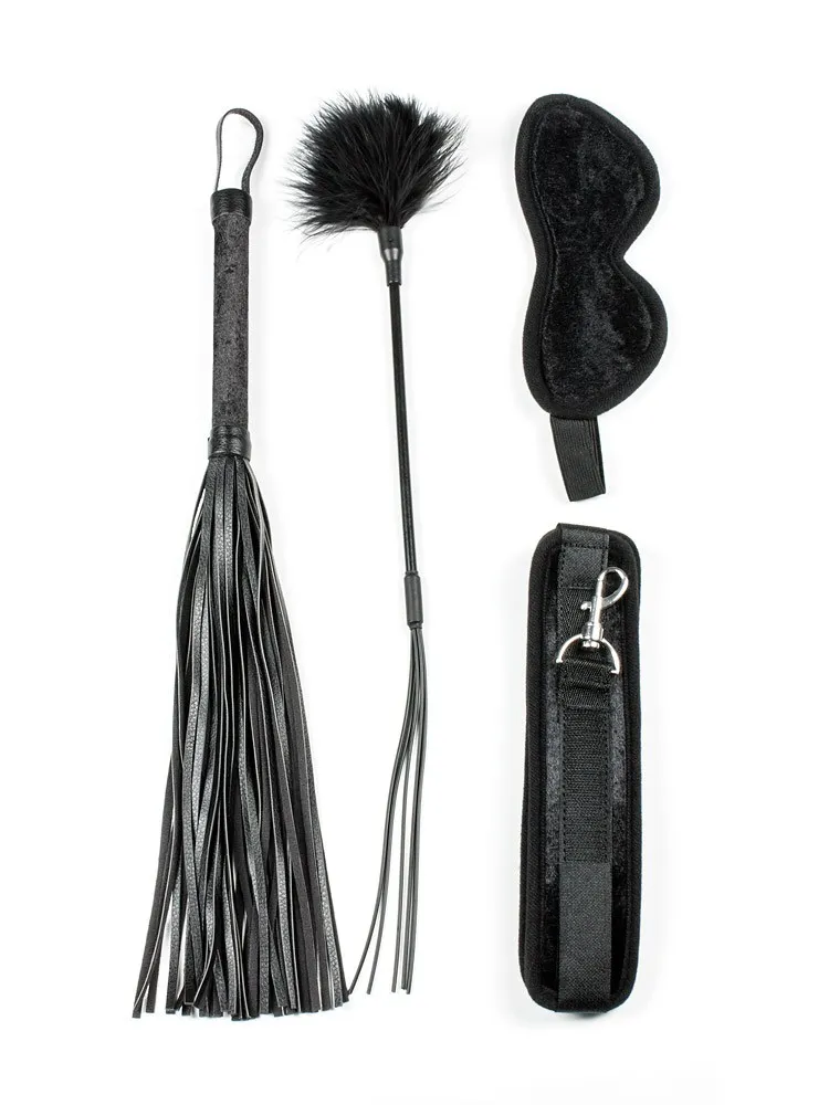 Bad Kitty: Samt-Fesselset, schwarz Bad Kitty: Samt-Fesselset, schwarz