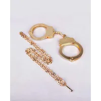 Elif Domanic - Vergoldete Handschellen Elif Domanic - Vergoldete Handschellen