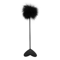 Bad Kitty Federstab mit Herz, schwarz Bad Kitty Federstab mit Herz, schwarz