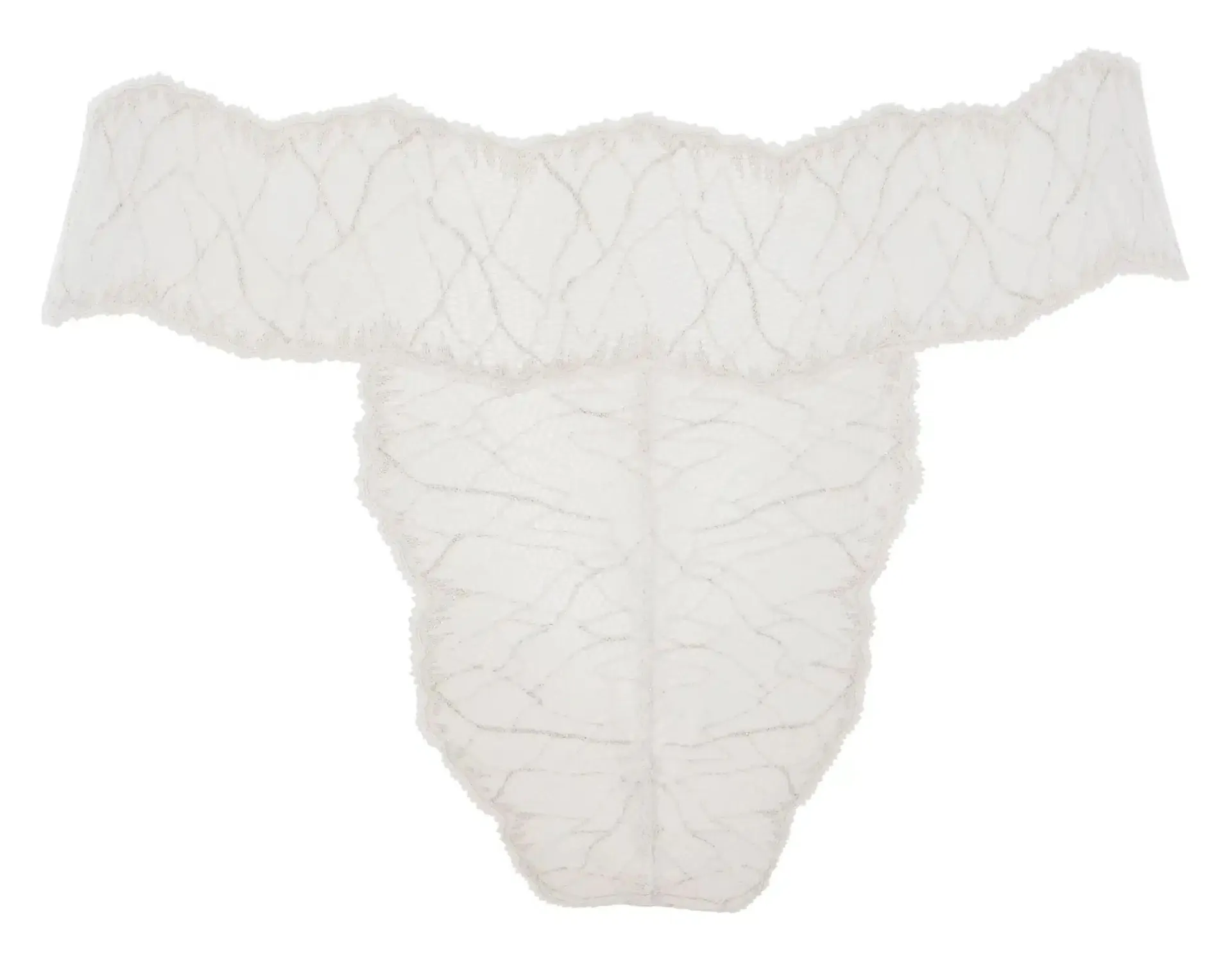 Bracli - Sydney Perlenstring Weiß - Luxus-Dessous für Männer mit Perlen Größe L – Bild 2