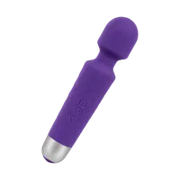 Wiederaufladbarer Massager aus Silikon, 20 cm Wiederaufladbarer Massager aus Silikon, 20 cm