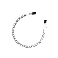 Metall-Nippelklemmen mit Kette Metall-Nippelklemmen mit Kette