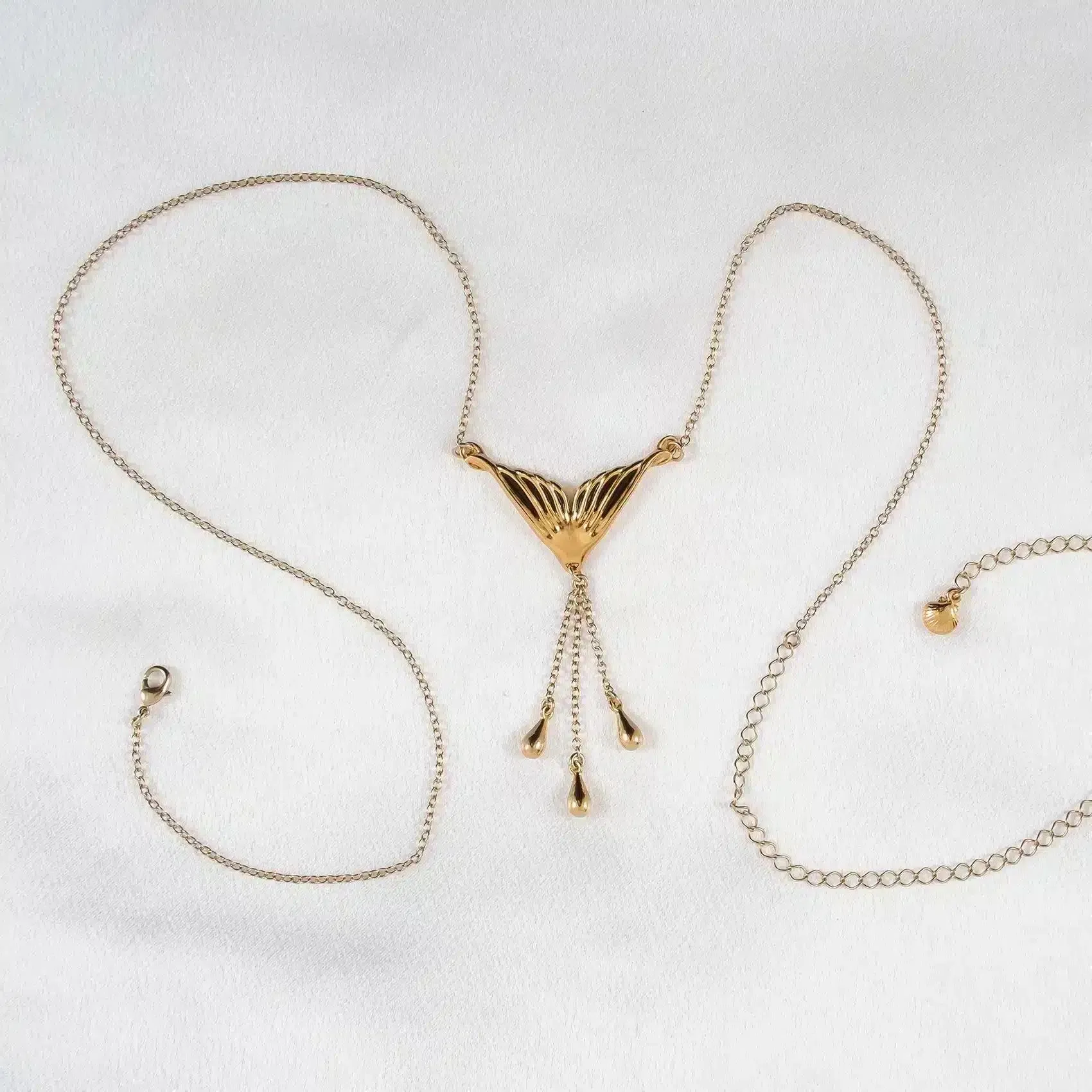 Sylvie Monthulé - Hüft-Halskette Meerjungfrauenschwanz | Gold Größe XL – Bild 2