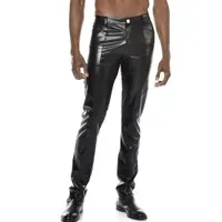 Patrice Catanzaro Joss: Wetlook-Hose, schwarz (XL) Patrice Catanzaro Joss: Wetlook-Hose, schwarz (XL)