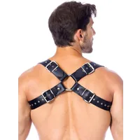 Leder-Harness, schwarz (One Size) Leder-Harness, schwarz (One Size)