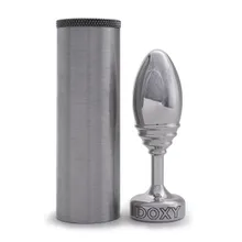 DOXY Ribbed: Aluminium-Analplug, poliert DOXY Ribbed: Aluminium-Analplug, poliert