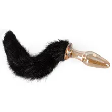 Glas-Plug mit Schweif Glas-Plug mit Schweif