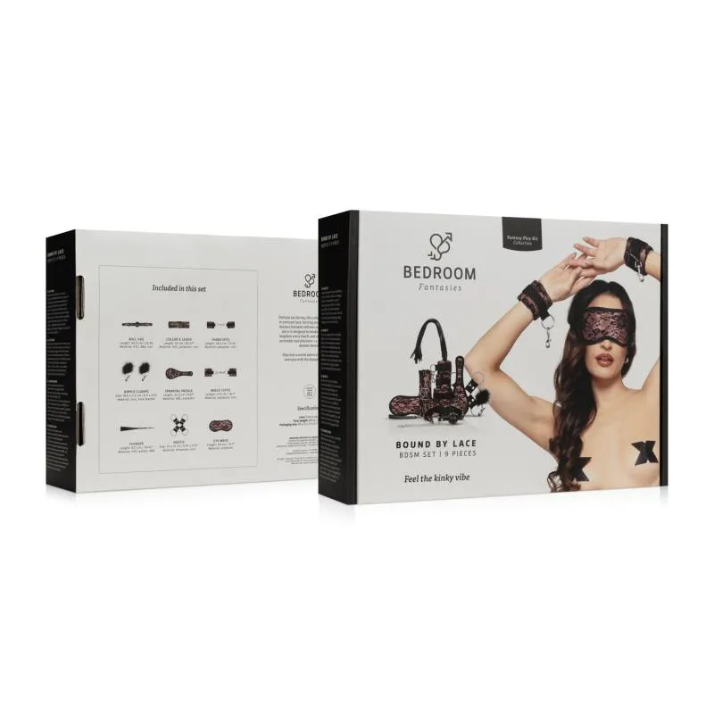 Bedroom Fantasies - Bound by Lace - 8-teiliges SM-Set - Pink – Bild 3