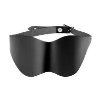 Blickdichte Leder-Maske Blickdichte Leder-Maske