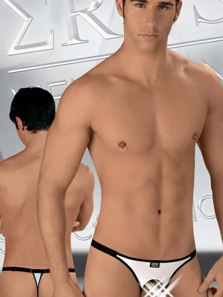 Eros Veneziani Nilo: Funktionsstring, schwarz/weiß (M/L) Eros Veneziani Nilo: Funktionsstring, schwarz/weiß (M/L)