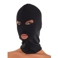 Kopfmaske mit Augen-/Mundöffnung, schwarz Kopfmaske mit Augen-/Mundöffnung, schwarz