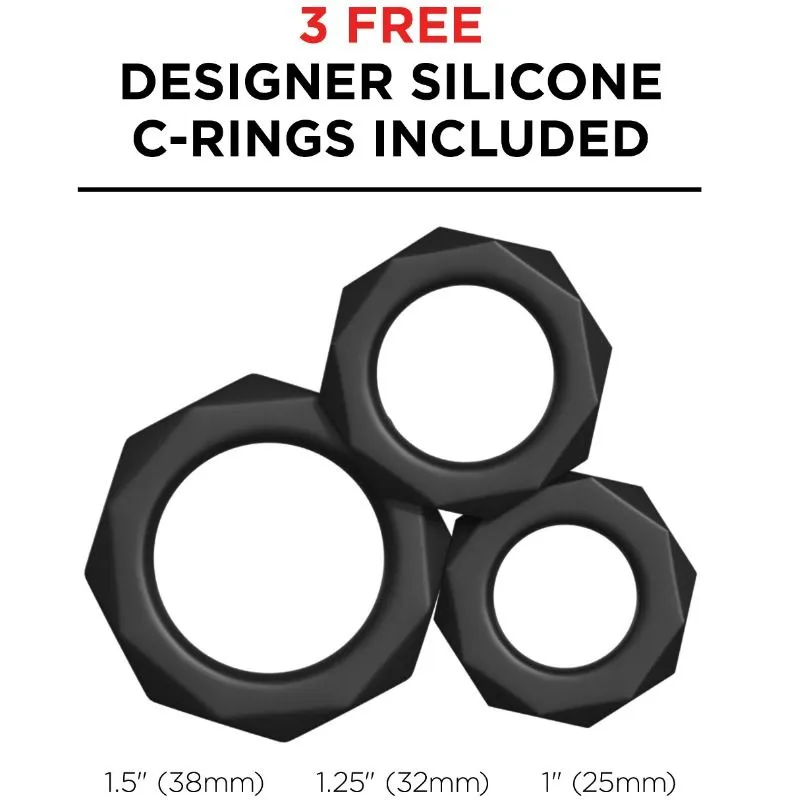 Masturbator-Kit "Ass-Gasm Extreme" mit Analplug und Penisringen – Bild 3