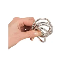 Bad Kitty: Penisringe-Set, silber Bad Kitty: Penisringe-Set, silber