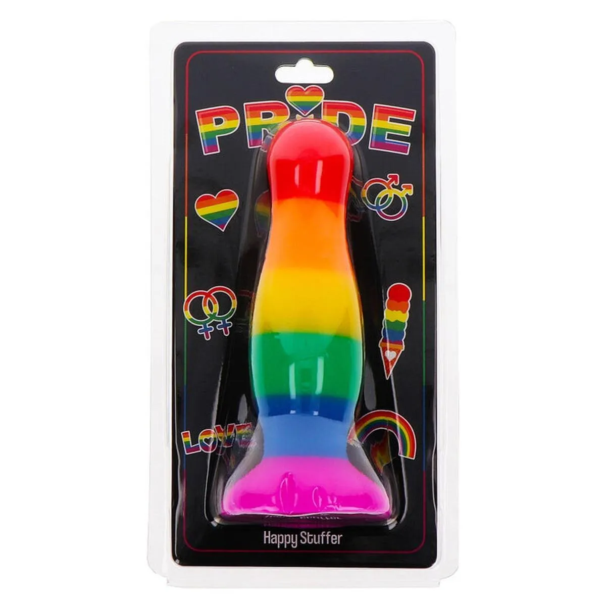 Analplug “Happy Stuffer” im LGBT Flaggen Design – Bild 5