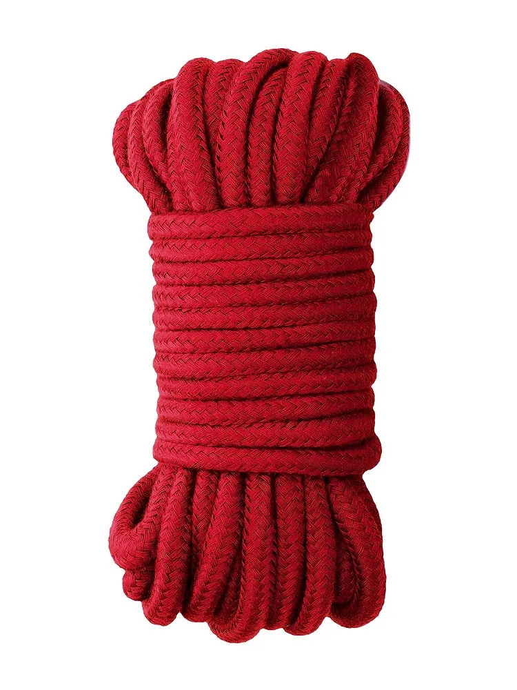 Ouch! Japanese Silk Rope: Bondageseil (10 m), rot Ouch! Japanese Silk Rope: Bondageseil (10 m), rot