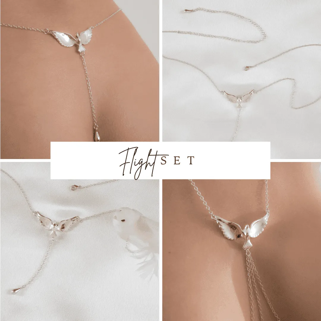 Sylvie Monthulé - Satz 1 Flug | Silber Größe XS – Bild 2