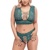 2tlg. Set aus Spitze Plus Size türkis 2tlg. Set aus Spitze Plus Size türkis