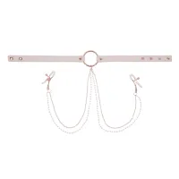 Sportsheets – S&M Peaches ‘n CreaMe Halsband mit Brustwarzenklemmen – Cream Sportsheets – S&M Peaches ‘n CreaMe Halsband mit Brustwarzenklemmen – Cream