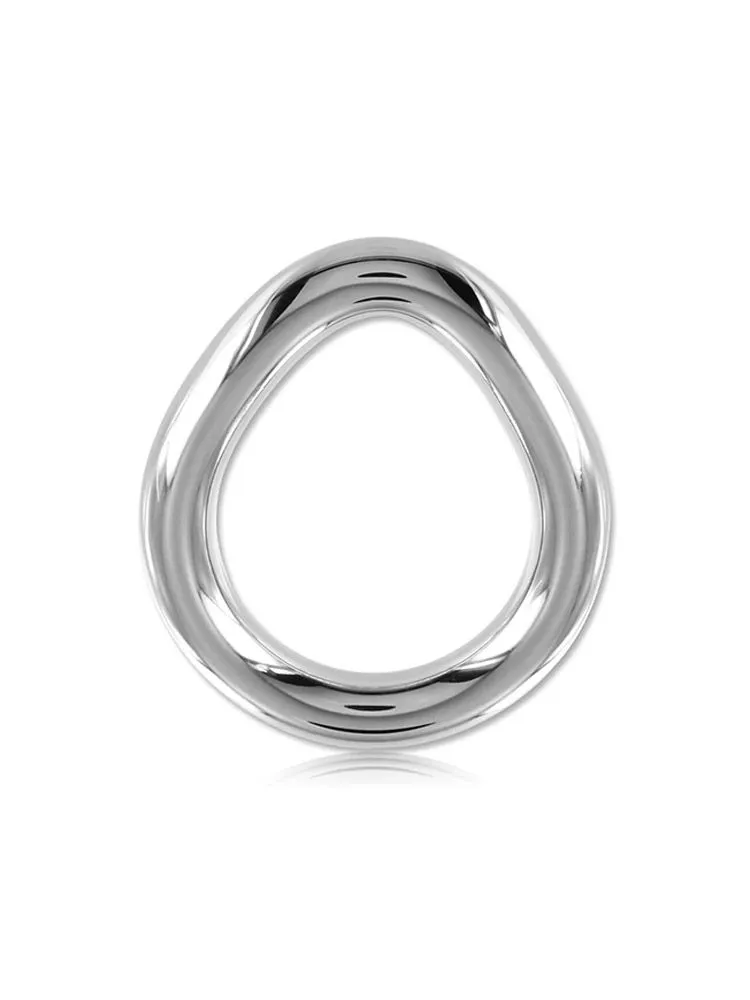 Black Label Stainless Steel Flared Cock Ring: Edelstahl-Penisring (44mm) Black Label Stainless Steel Flared Cock Ring: Edelstahl-Penisring (44mm)