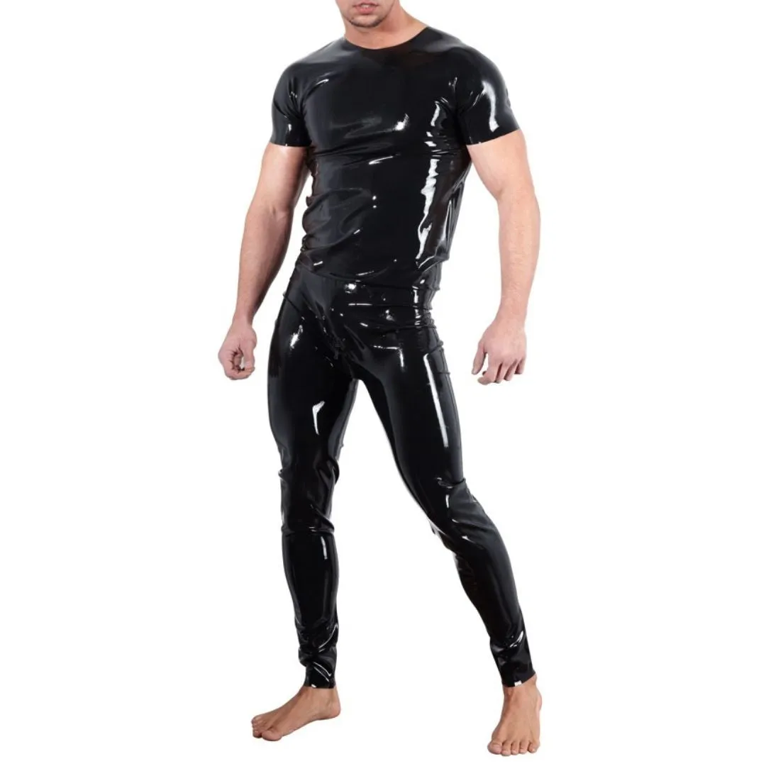 Latex-Shirt mit Rundhalsausschnitt, unisex – Bild 5