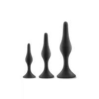 Blush - Luxe Einsteiger-Buttplug-Set Schwarz Blush - Luxe Einsteiger-Buttplug-Set Schwarz