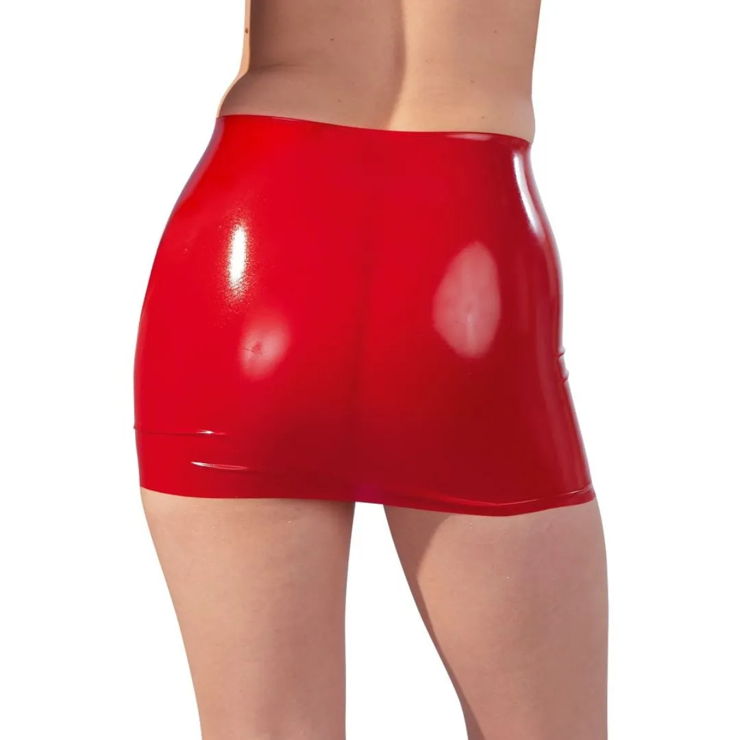 Minirock aus Latex – Bild 3