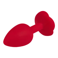 Analplug mit rosenförmiger Basis, 7 cm Analplug mit rosenförmiger Basis, 7 cm