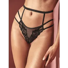 Bracli London: Perlenpanty, schwarz (L) Bracli London: Perlenpanty, schwarz (L)